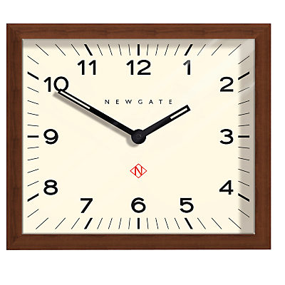 Newgate Mr Davies Wooden Wall Clock, Natural